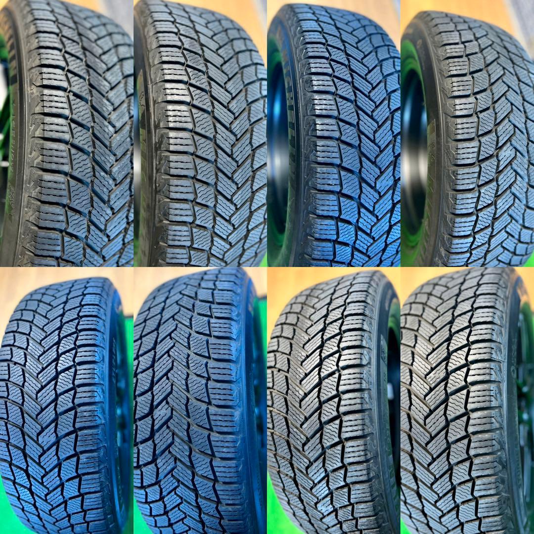  X3 X4 ケレナーズホイール＋バリ溝 ミシュラン冬タイヤ付き4本セット