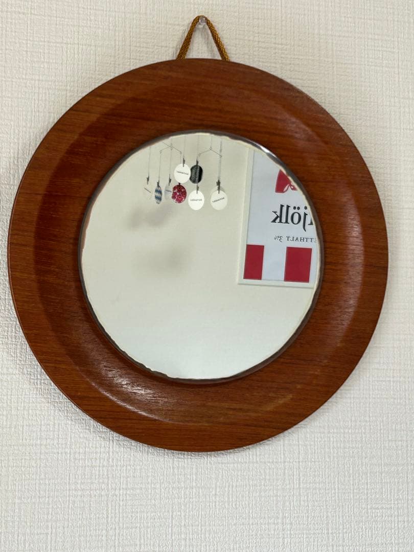 GOLDCRAFT ゴールドクラフト ビンテージ 壁掛けミラー　鏡　レトロ