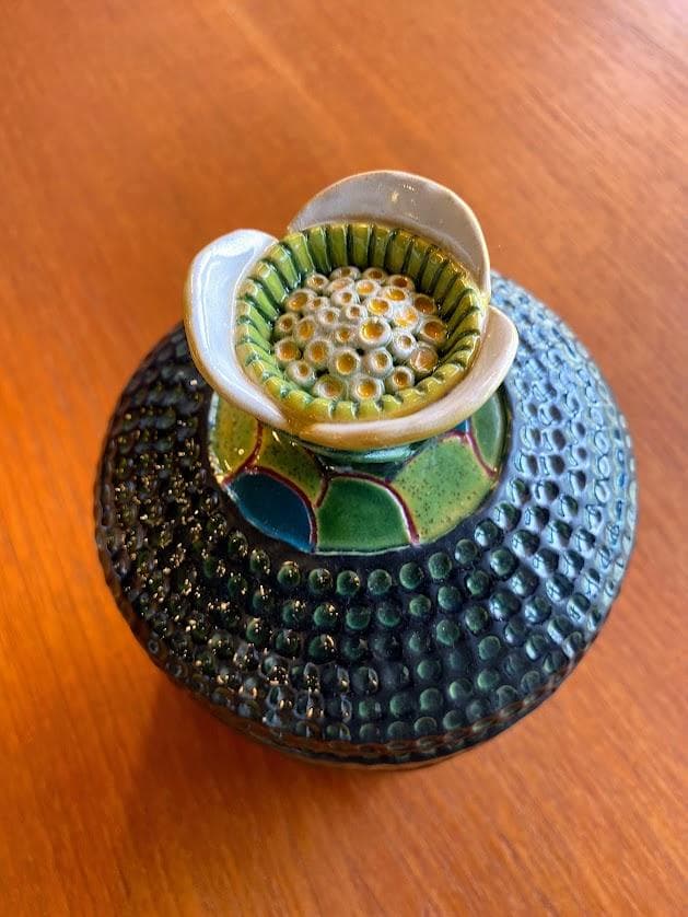 北欧 リトアニア 作家物 小物入れ 1点物