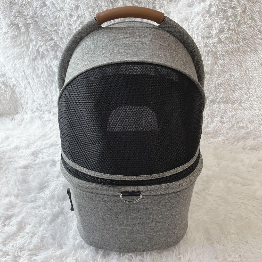 AirBuggy エアバギー　グレー　ペットウィズ　ペットカート　極美品　犬