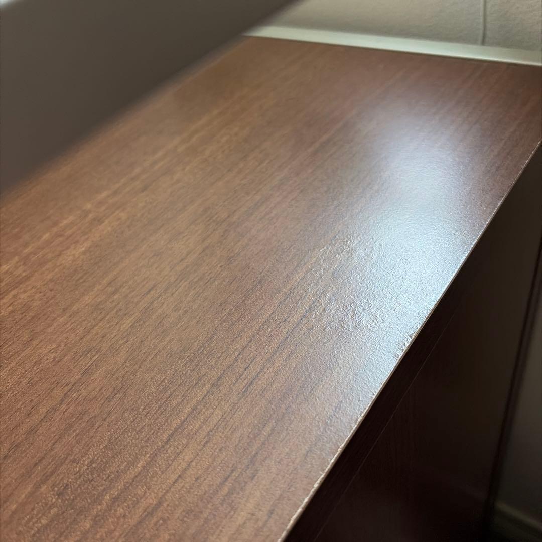 チェスト　電話台　ファックス台　ウォールナット色