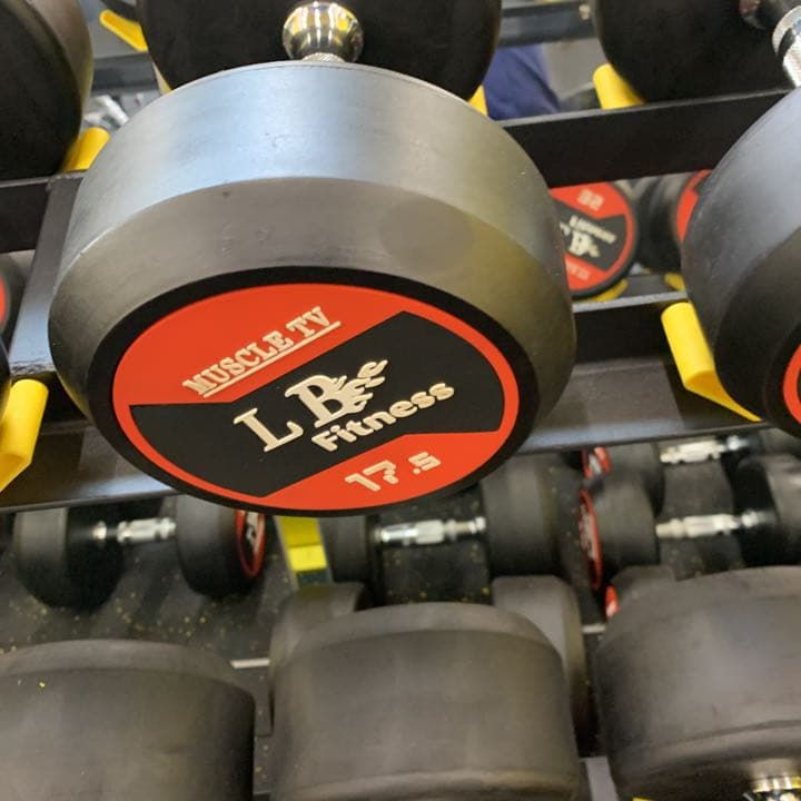 ラバーダンベル　55kg  ２個