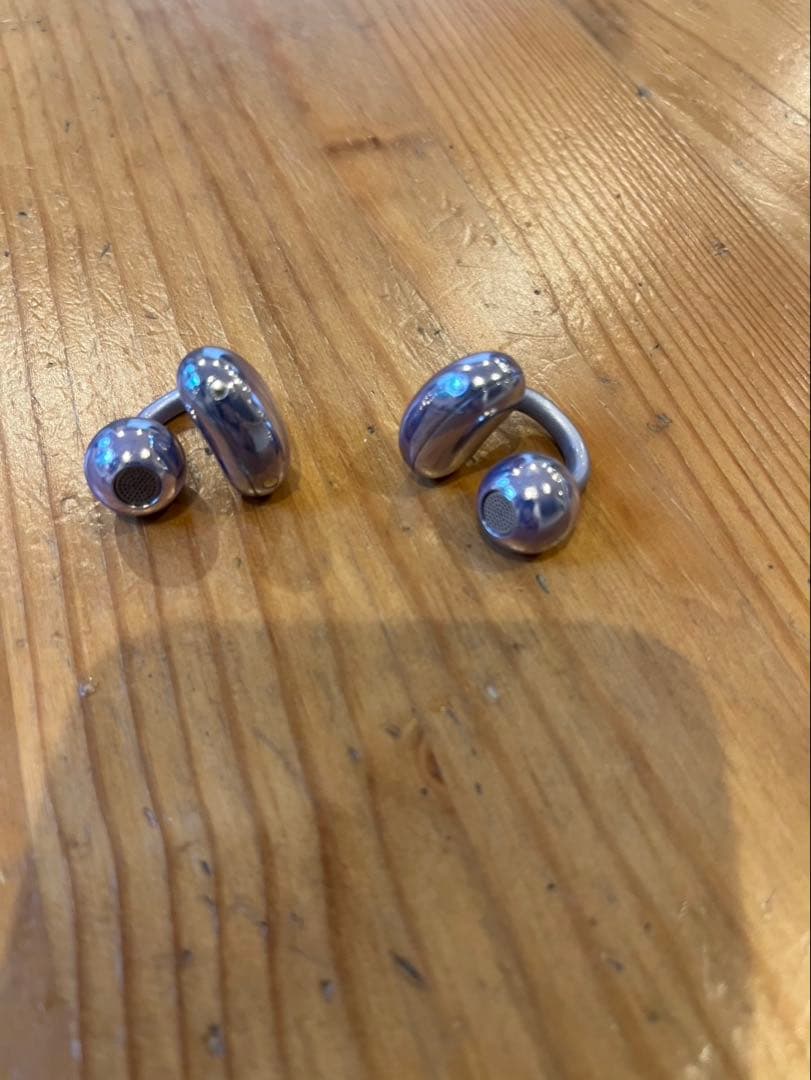 HUAWEI ワイヤレスイヤホン パープル 充電ケース付き