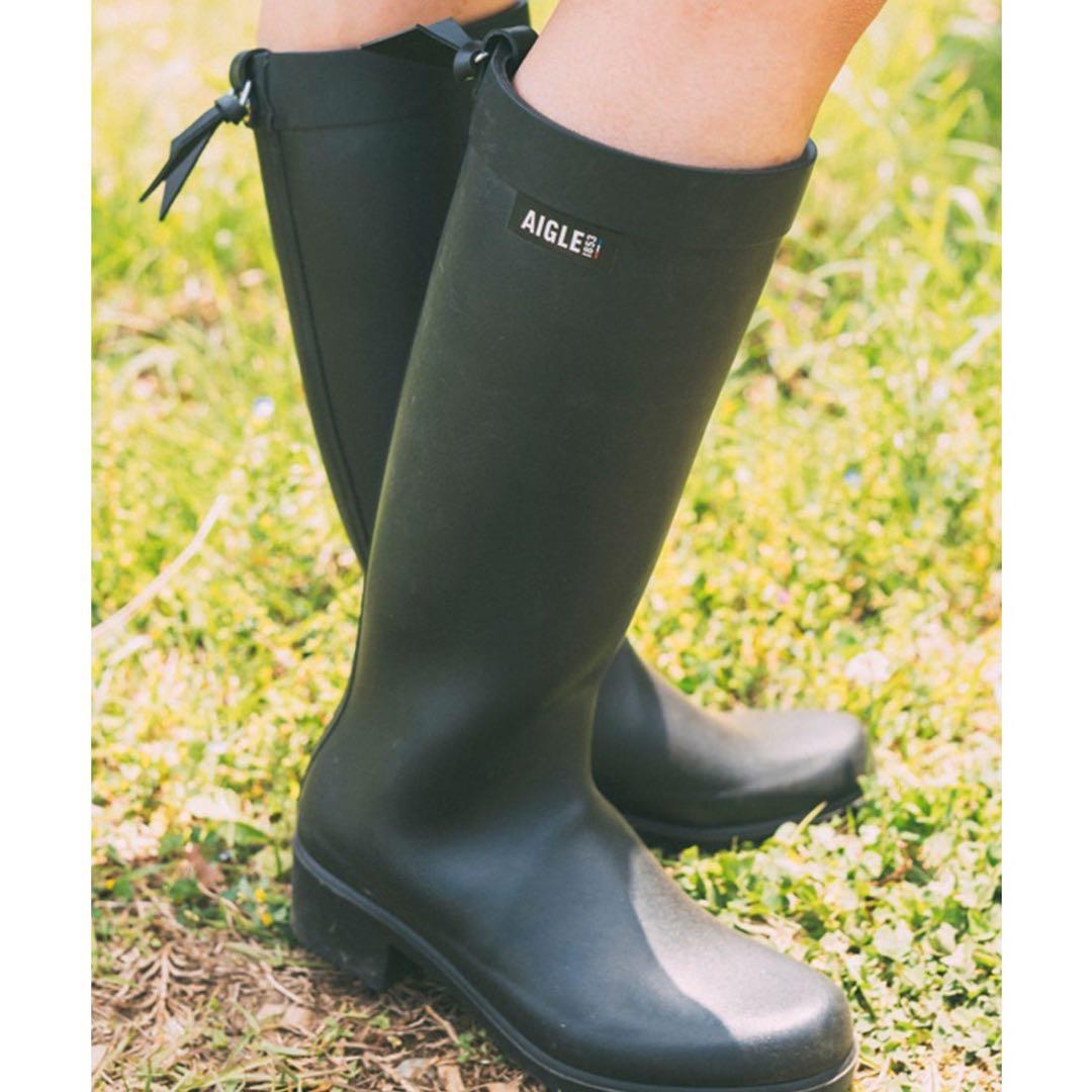 AIGLE ミリカラバーブーツ　24.5cm 現行デザイン