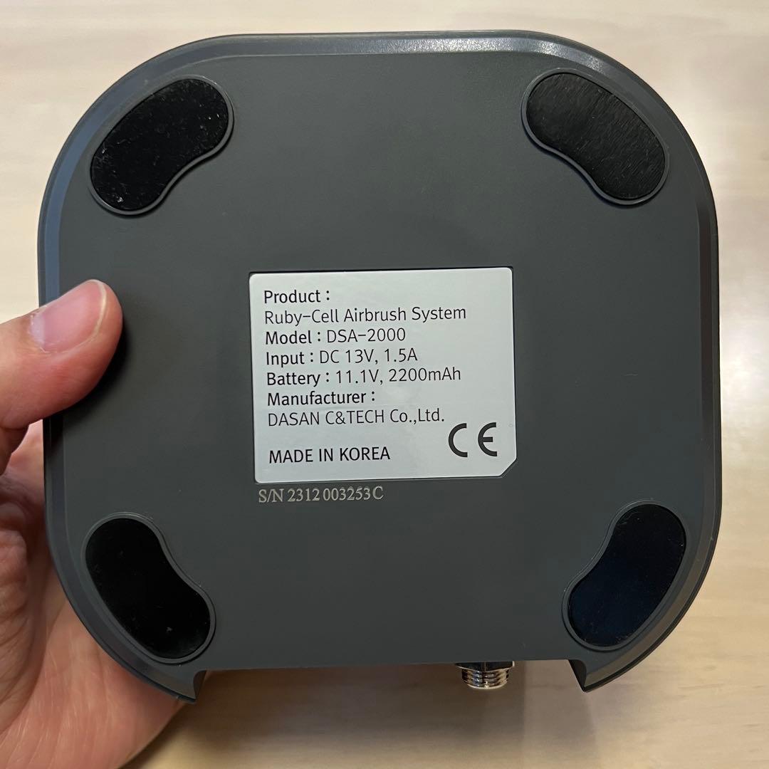 【美品】ルビーセル　エアブラシ　ケース有　ホームケア　DSA-2000 美肌