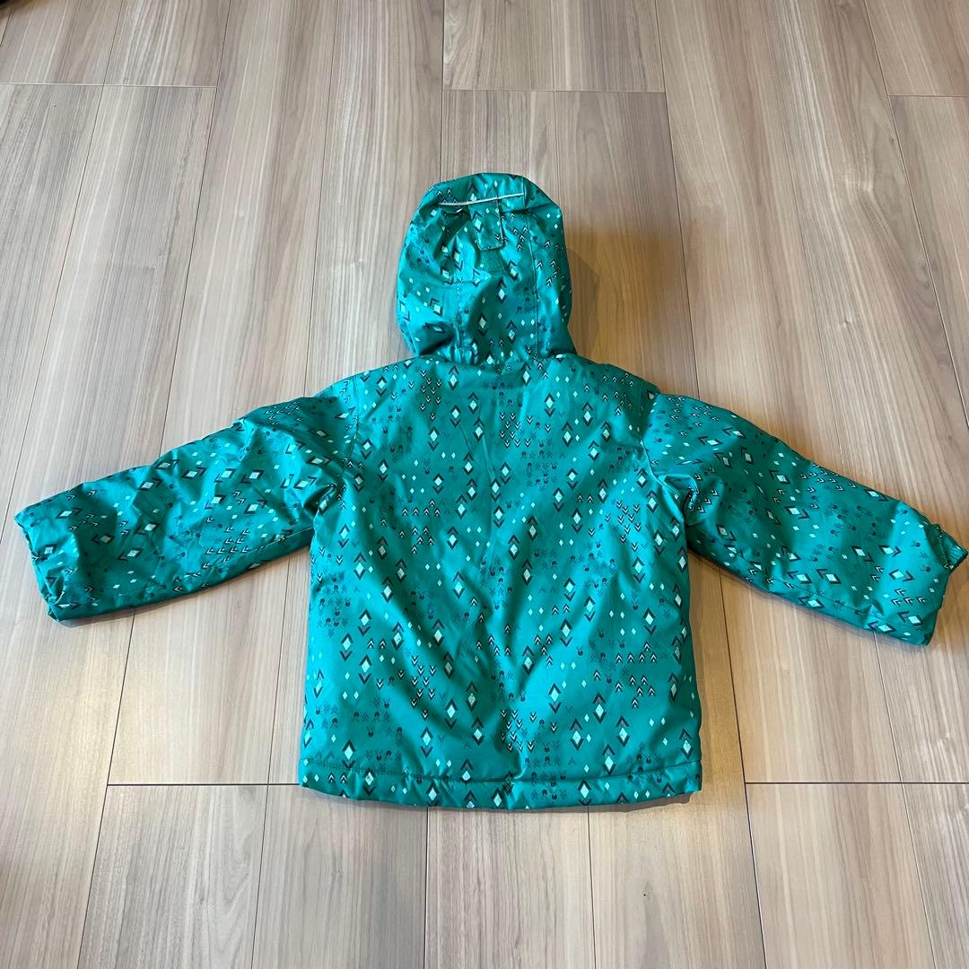 Columbia 子ども用スキーウェア 緑色 xxs 4才-5才