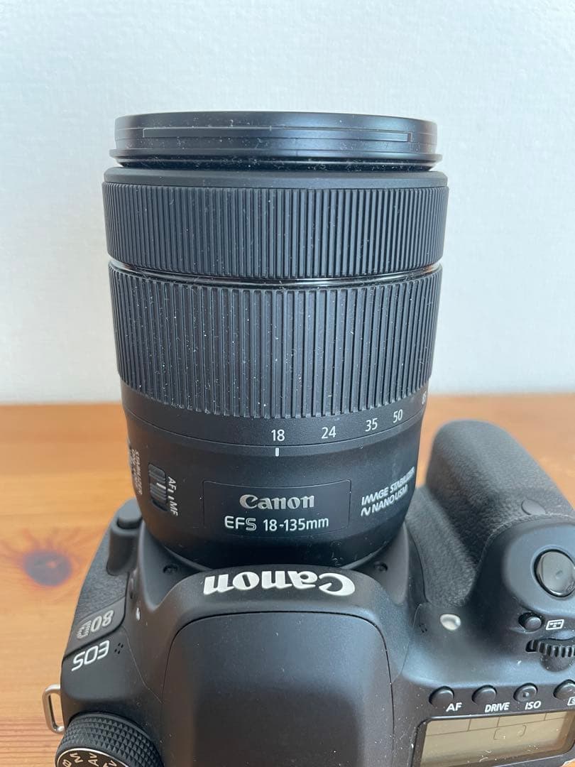 Canon EOS80D ボディ& EFS18-135mmレンズセット
