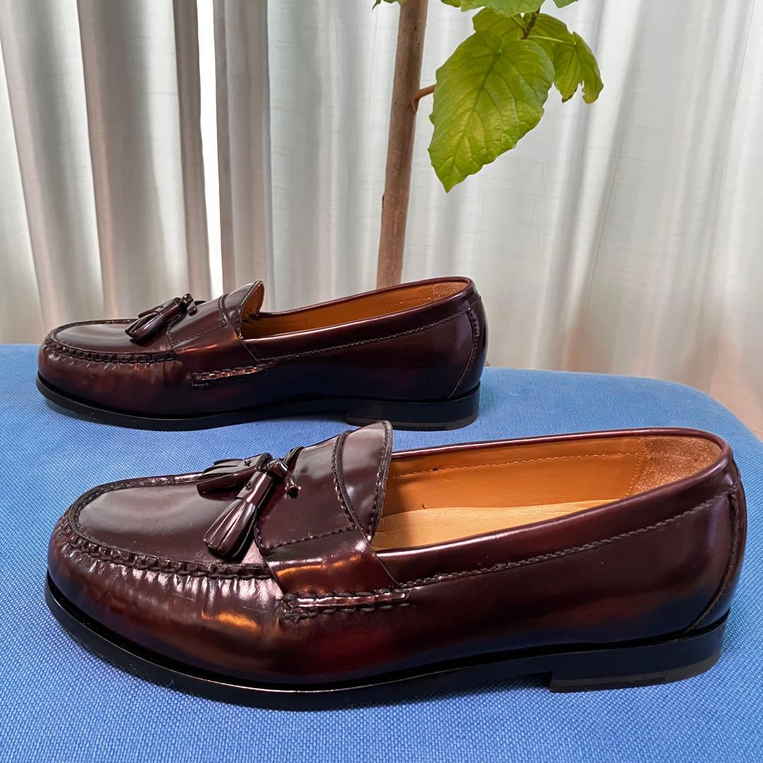 COLE HAAN コールハーン ピンチ タッセルローファー バーガンディ 茶