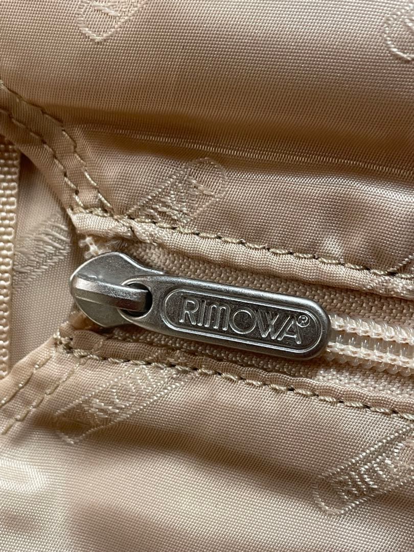 【超希少】RIMOWA/リモワ純正ガーメントバッグ　ベージュ（定価15000円）