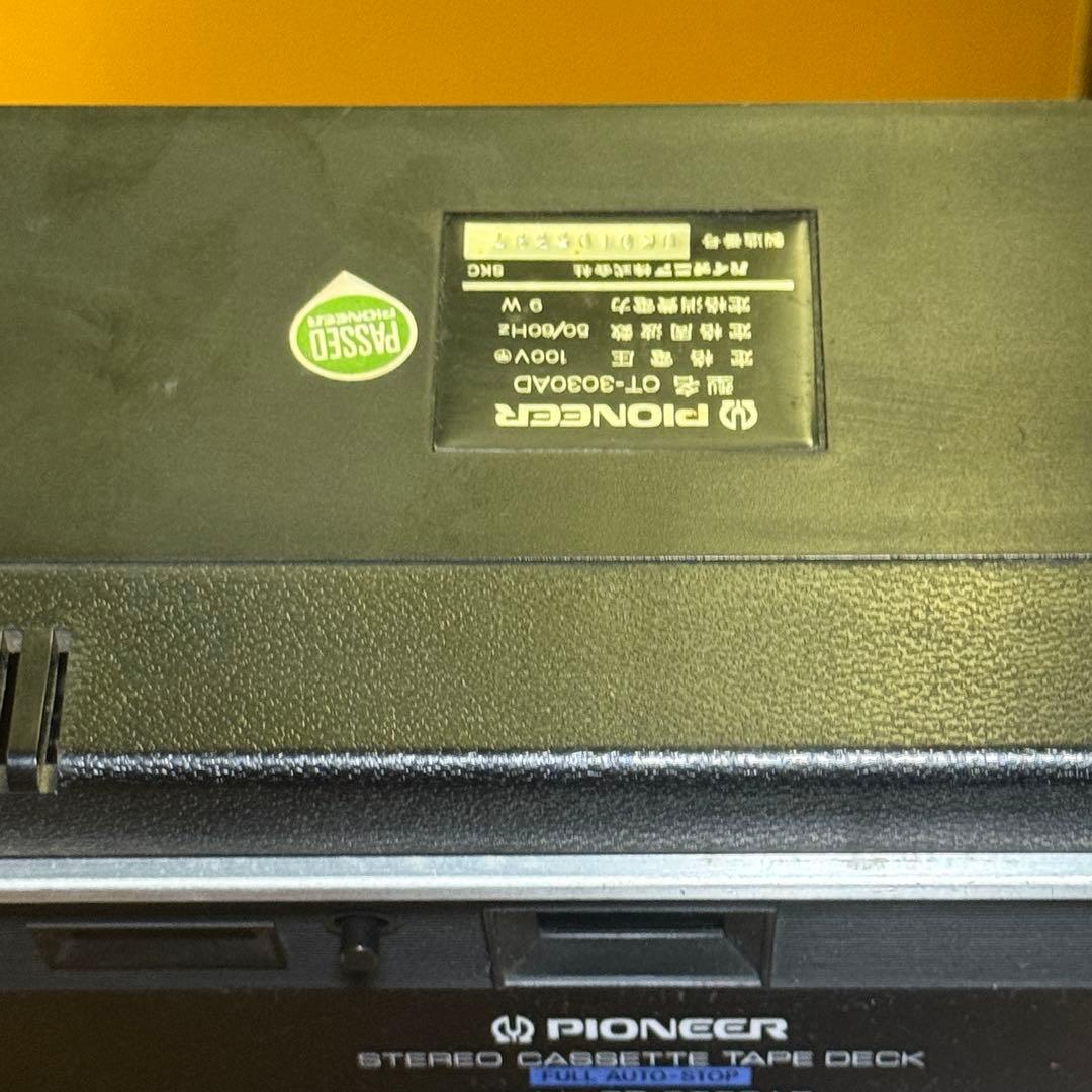 【ヴィンテージ】パイオニア　Pioneer CT-3030ad 1970年代