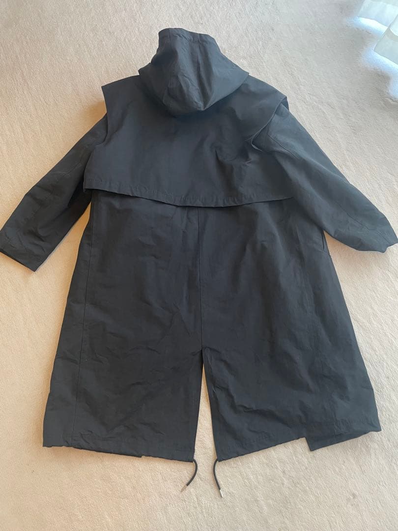 TODAYFUL トゥデイフル Nylon Hoodie Coat BLACK