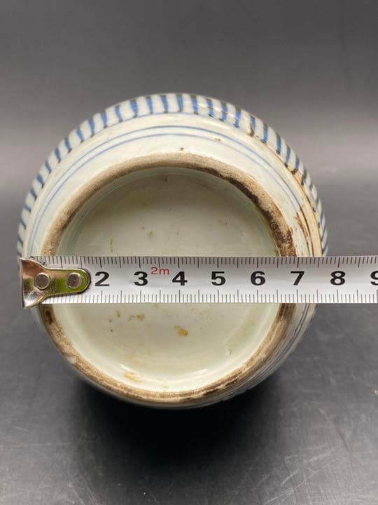 古伊万里　蛸唐草　27cm 鶴首　徳利　花入　一輪挿し　御神酒徳利