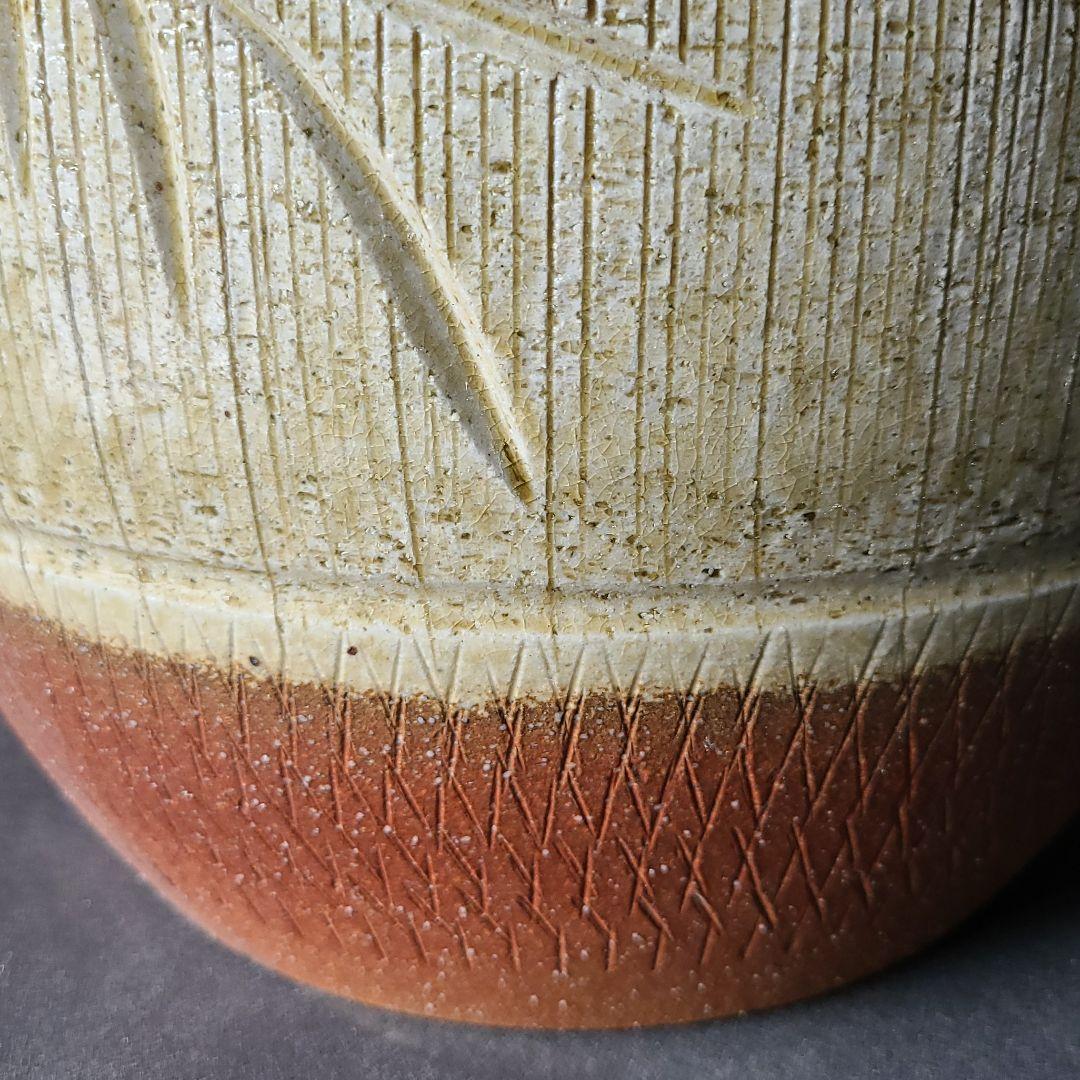 信楽焼傘立て  萌木透かし  高さ４８cm