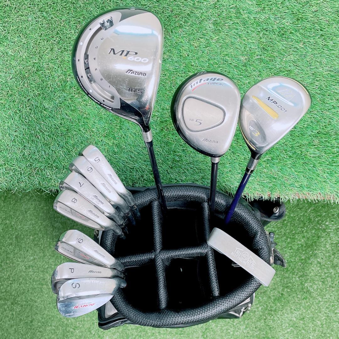 ミズノ MP-600 初心者 メンズ ゴルフクラブ セット 11本 N2461