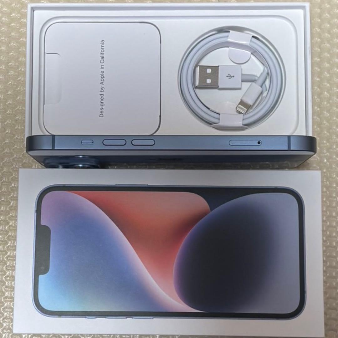 ほぼ新品！バッテリー100% iPhone14 128GB SIMフリー 本体