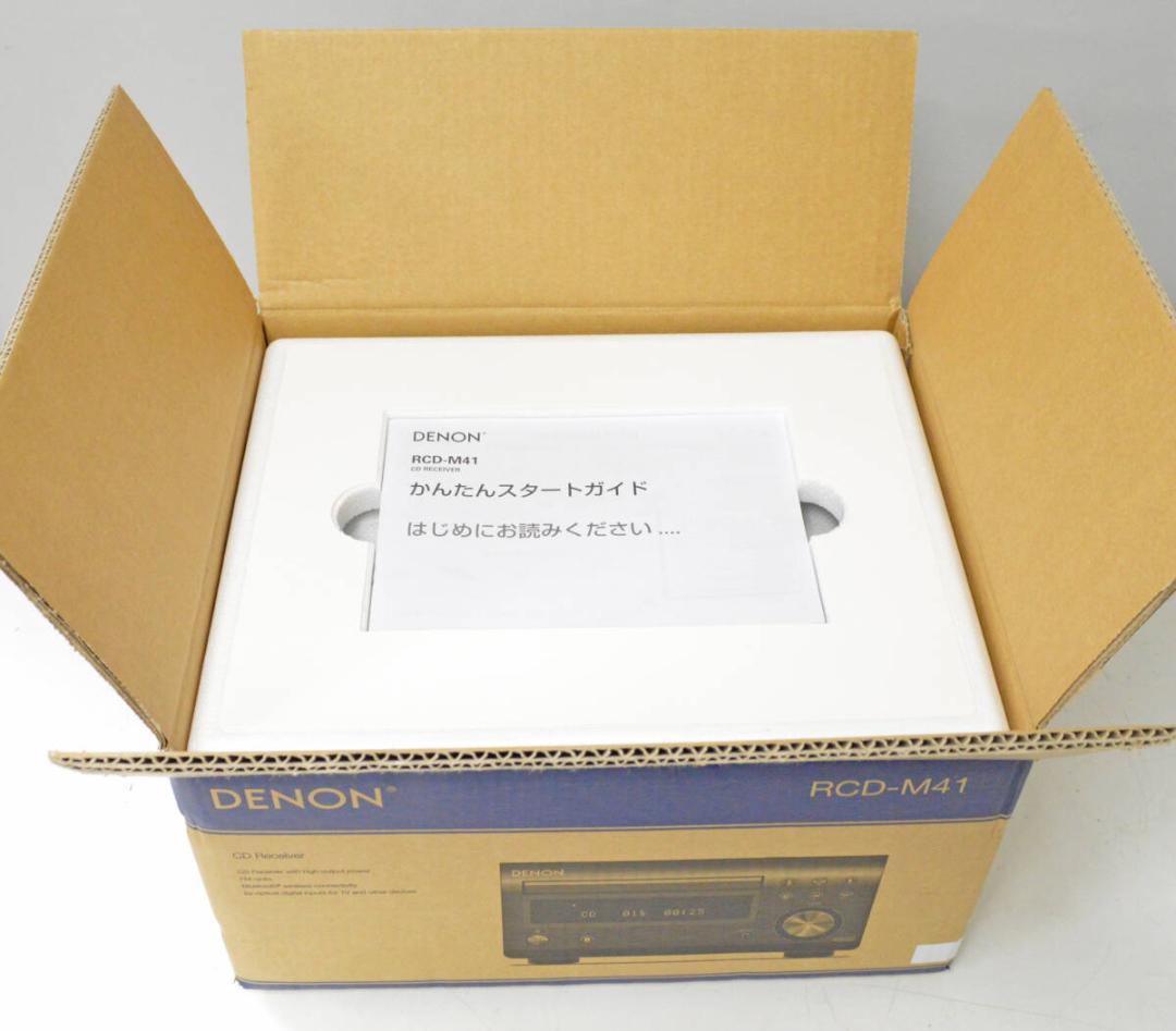 新品/未使用品 Denon CDコンポ RCD-M41 Mシリーズ シルバー