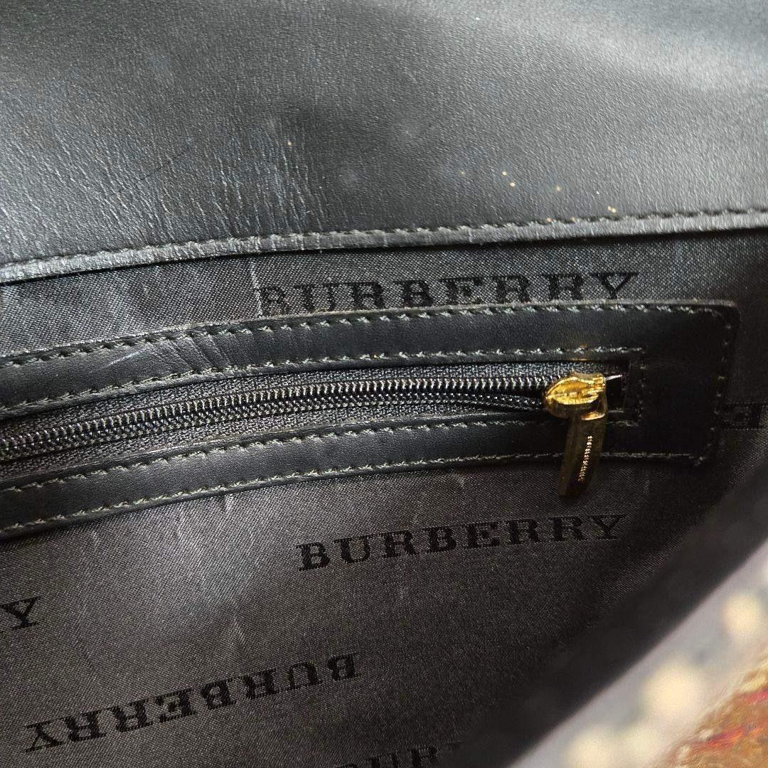 激レア美品 BURBERRY ツイード ノバチェック ショルダーバッグ