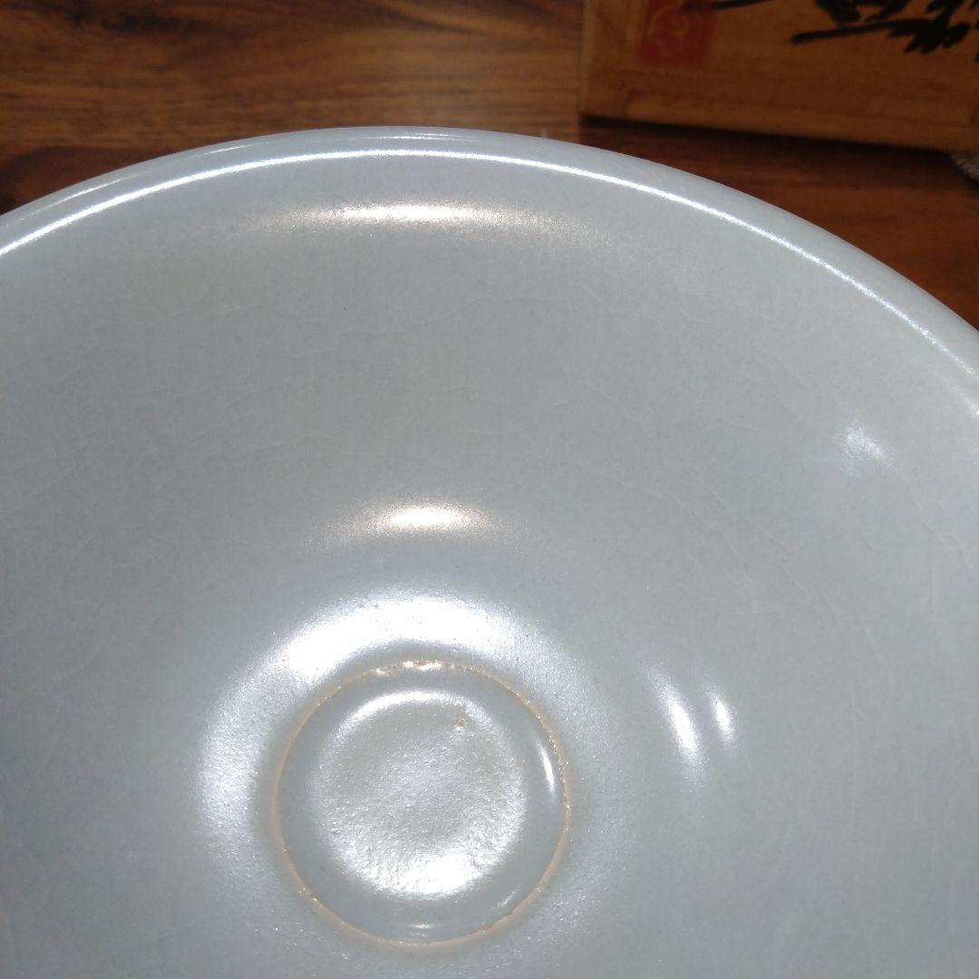 人間国宝　中島宏　青白磁茶碗　共箱
