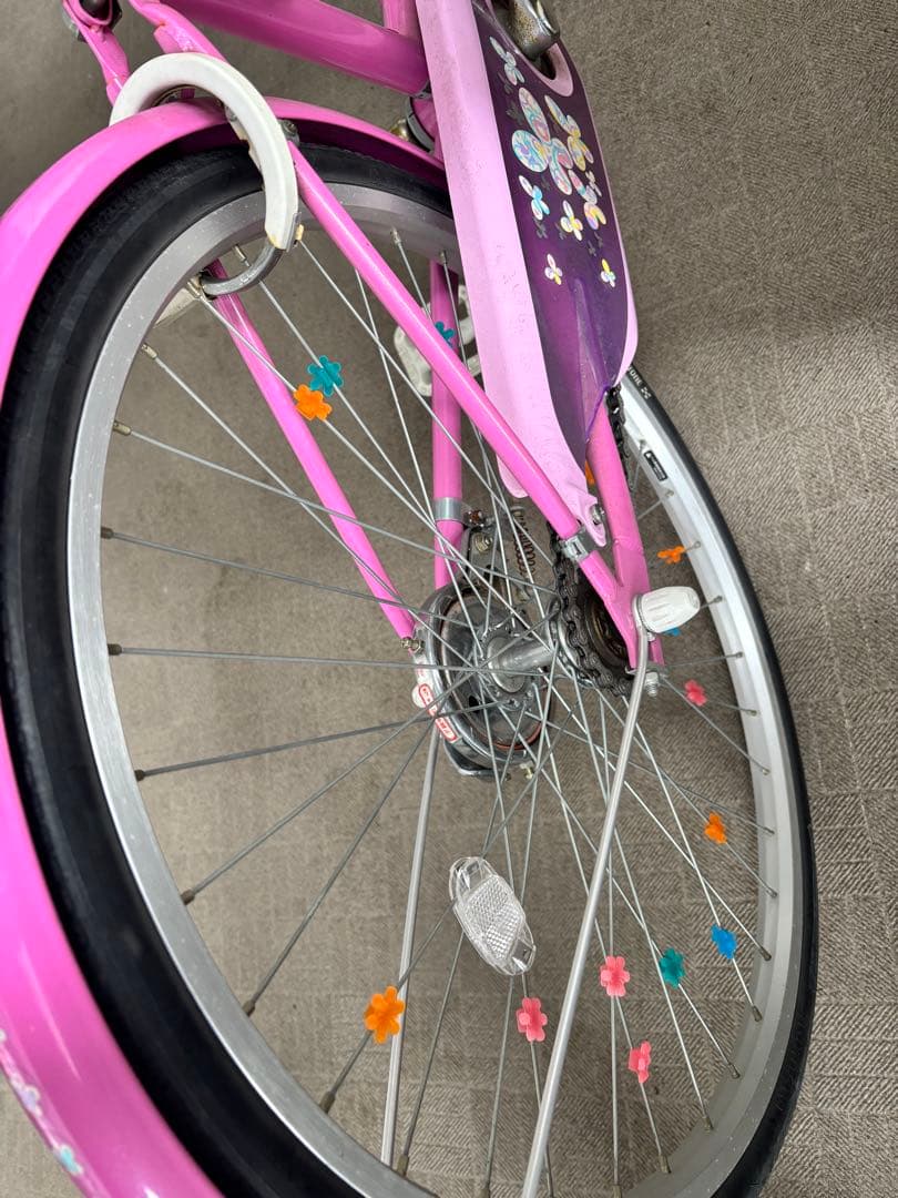 ブリヂストン　エコパル　24インチ　ピンク