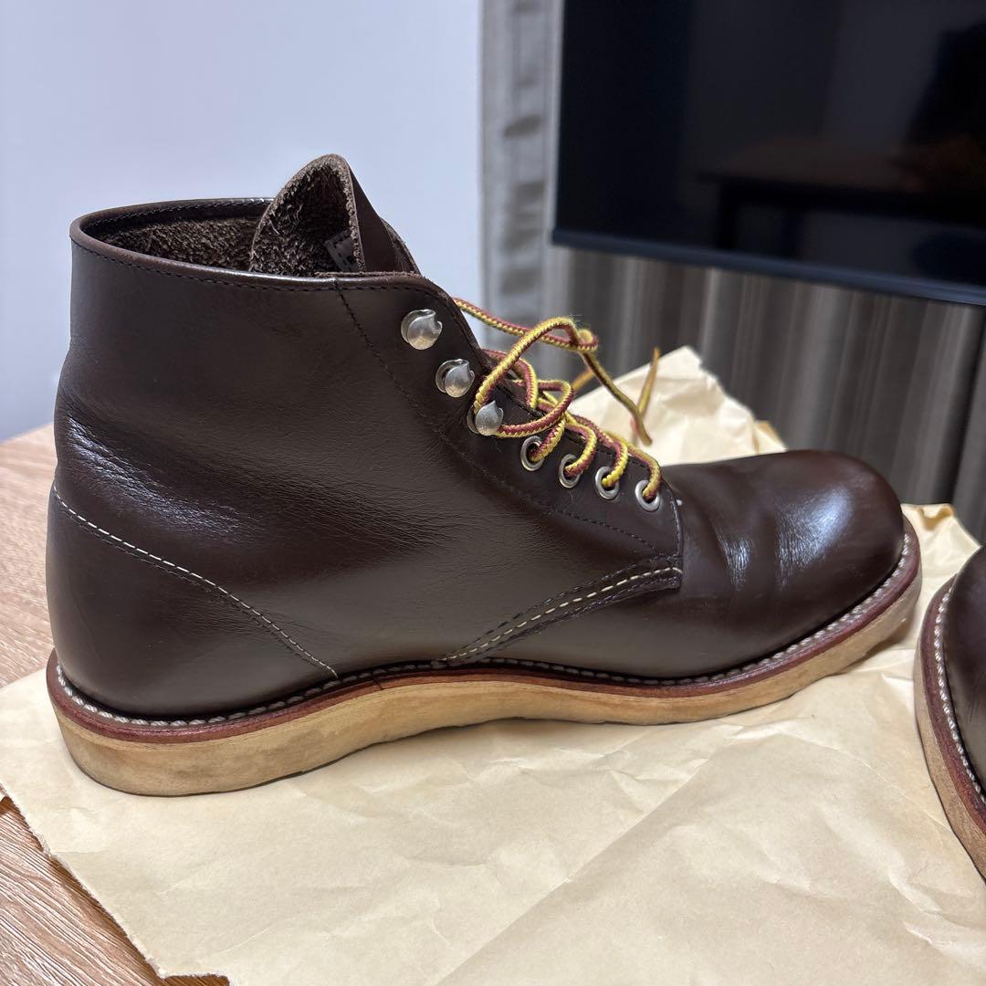値下げ美品Red Wing 8132 ブラウン ワークブーツ 8.5