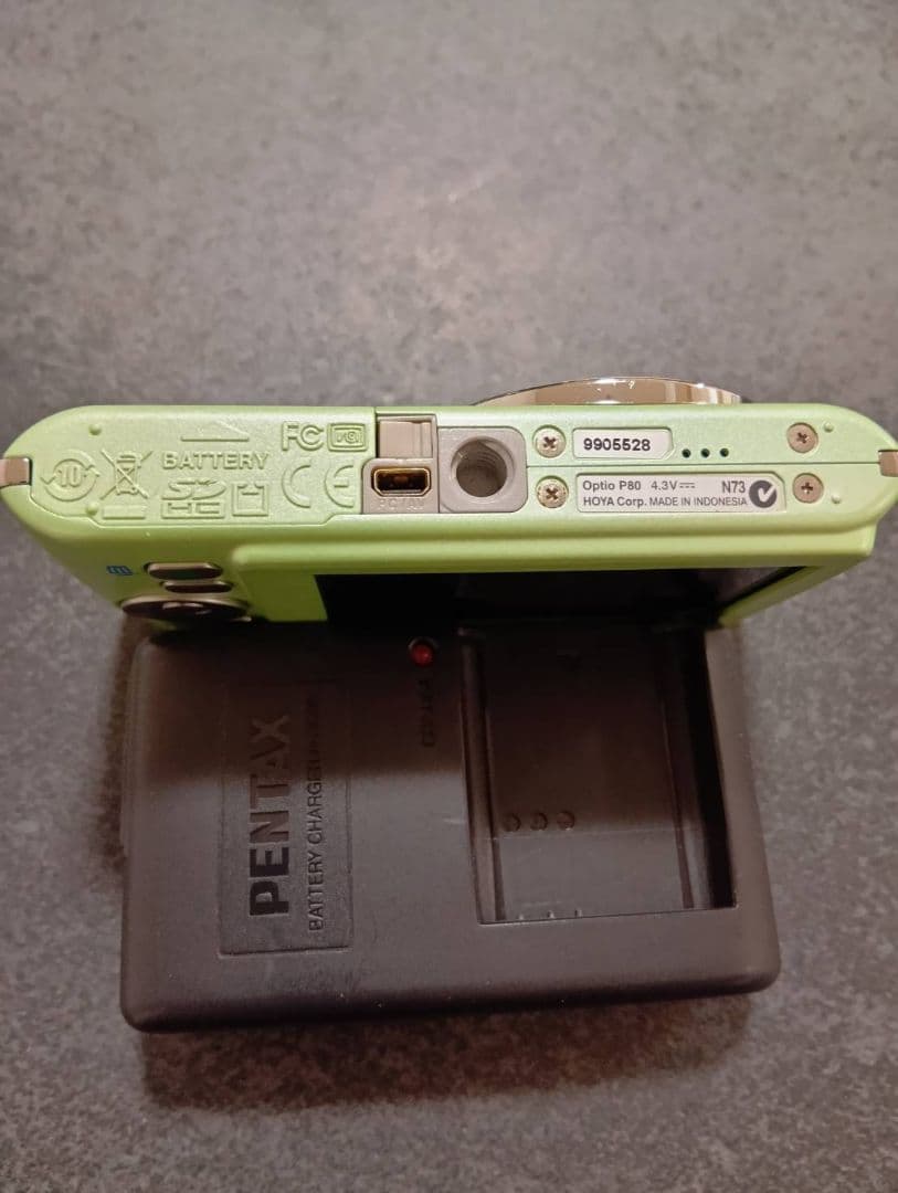 PENTAX コンパクトデジタルカメラ Optio P80 グリーン