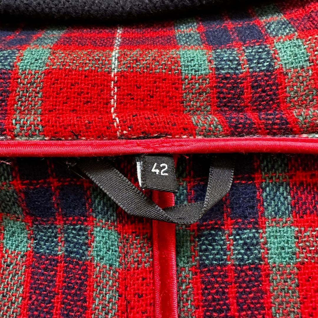 XL相当 Moorbrook◎バラクータ ダッフルコート ウール 肉厚 濃紺42