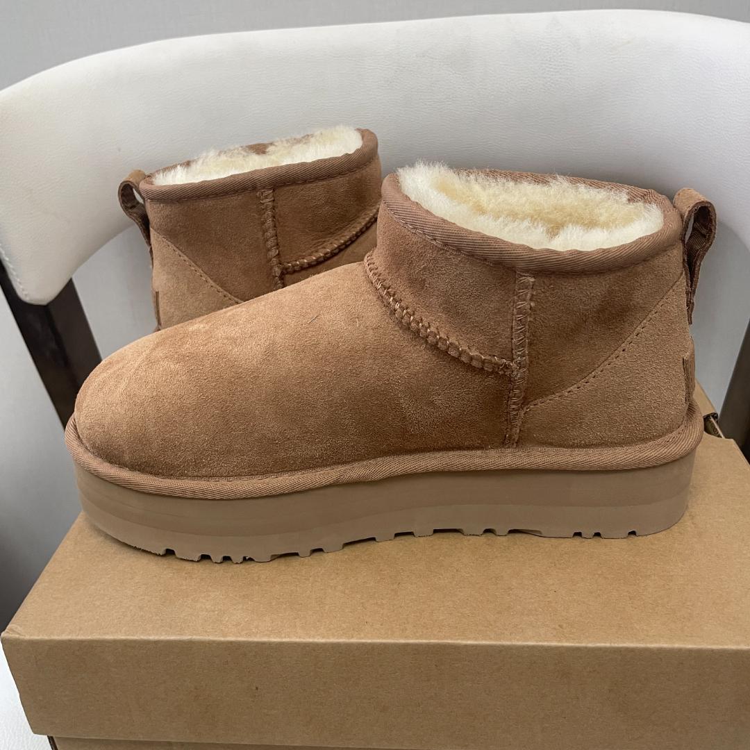 UGG クラシック ウルトラ ミニ プラットフォーム 3cm厚底ブーツ 23cm