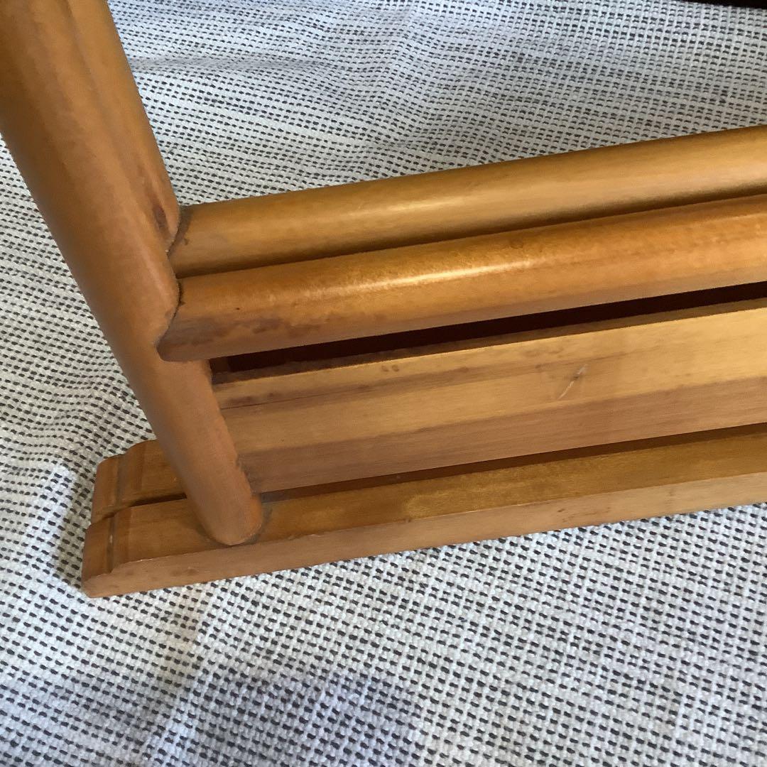 レトロ　衣桁　衣紋　折りたたみ　着物掛け