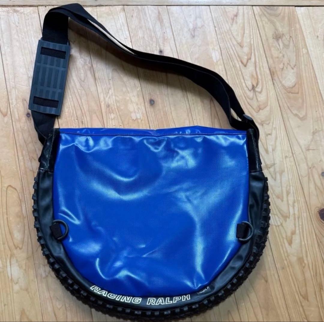 ◯ メッセンジャーバッグ MTBタイヤ 使用シュワルベのバック　リサイクルバック