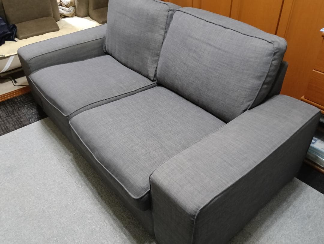 【中古】2人掛けソファ IKEA シーヴィク　(イケア KIVIK