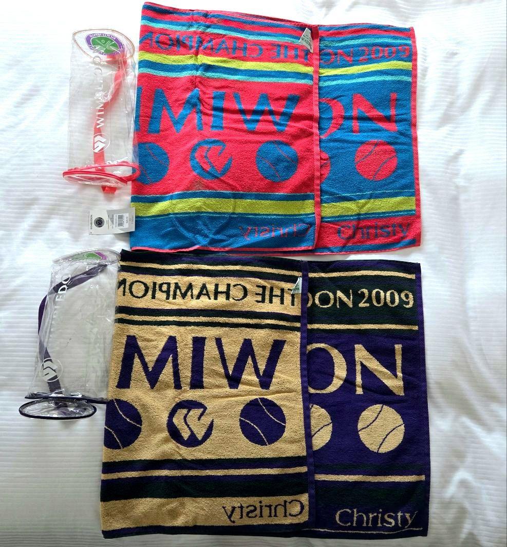 ✨Wimbledon 2009 記念バスタオル MENS LADIES 新品2枚