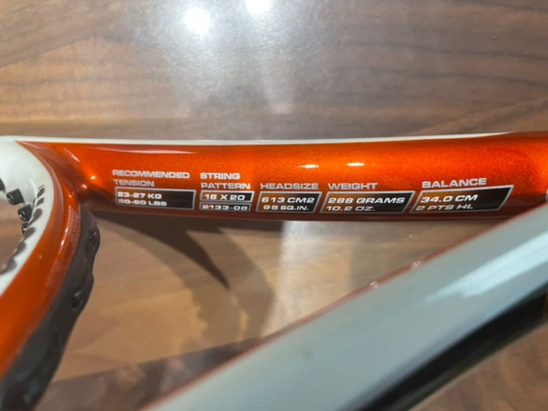 ウィルソン　K tour 95 グリップ3 錦織圭モデル