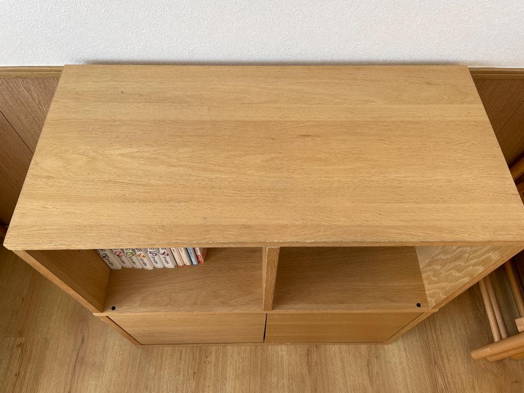 【無印良品】スタッキングキャビネット オーク材 W82.5cm