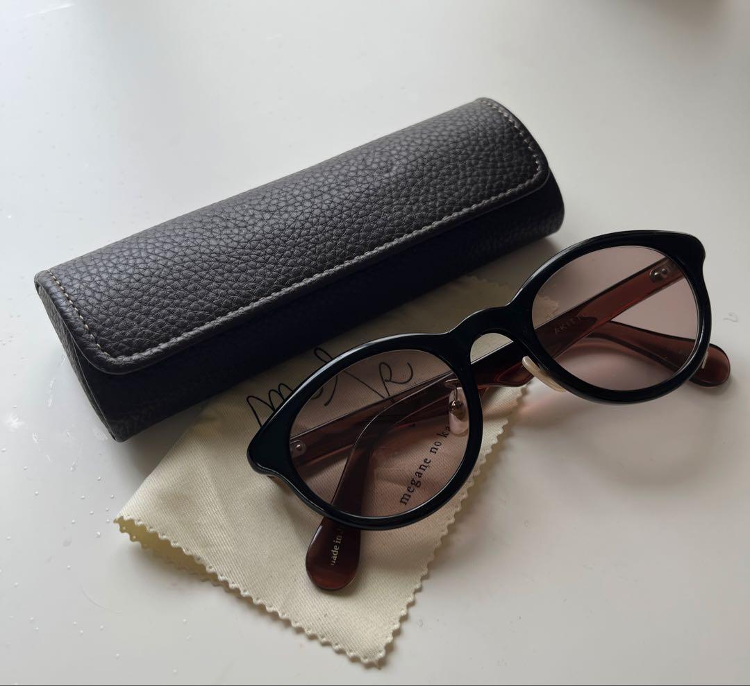 AKITTO「cel4」2019 サングラス48◻︎22パープル×ブラウンアキット