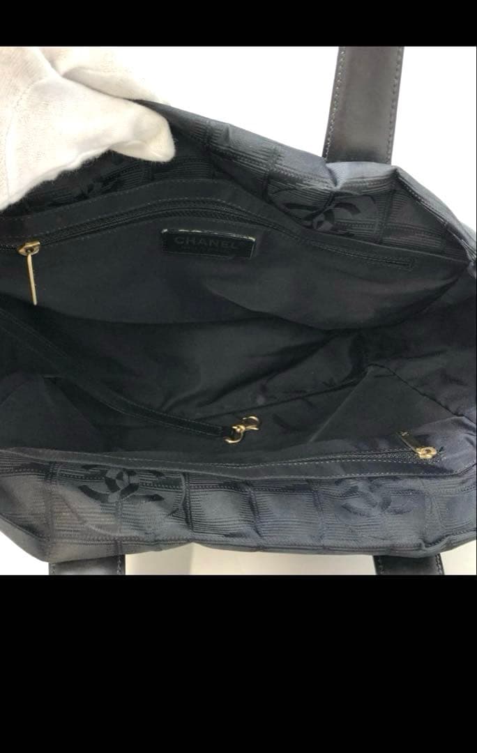 CHANEL トートバッグ エールライン ブラック