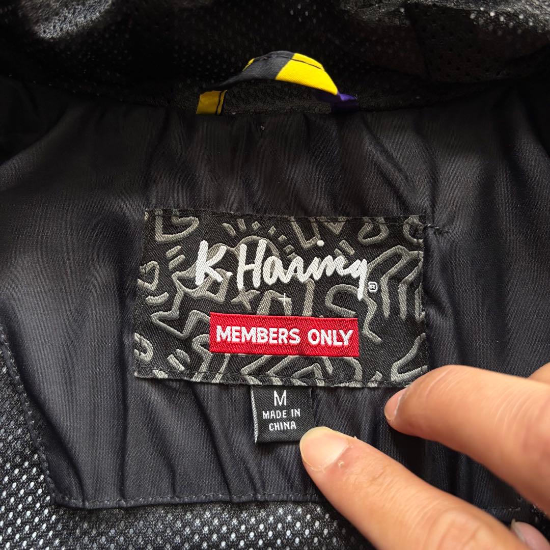 nr.kyoryuMEMBERS ONLYキースヘリングコラボアノラックナ