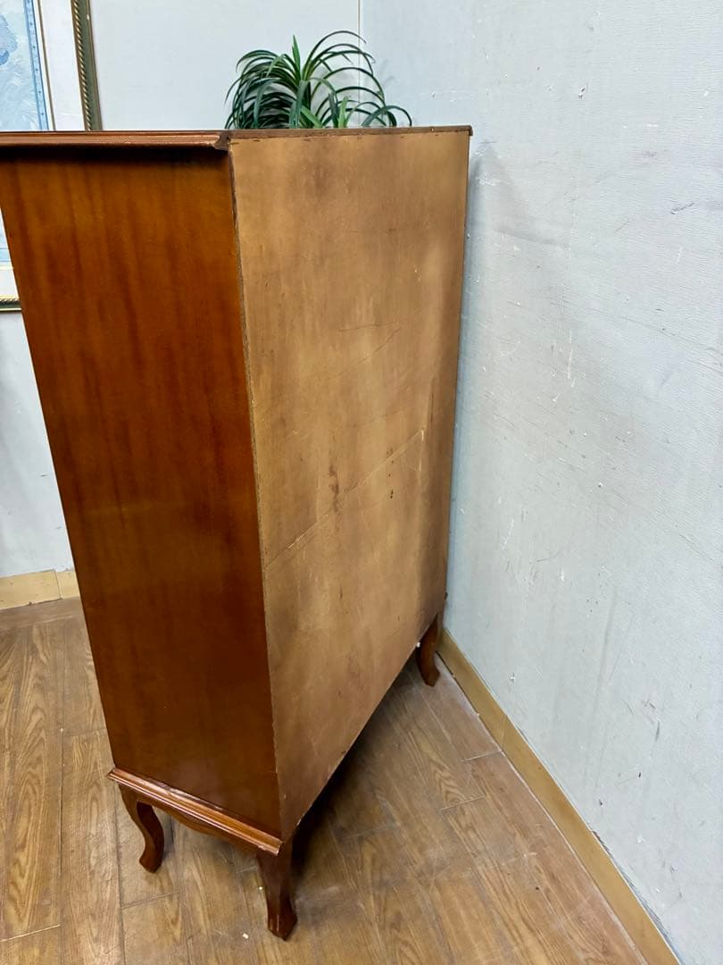 管458☆イタリア製☆アンティーク☆象嵌細工☆ヴェローナクラシック☆6段チェスト