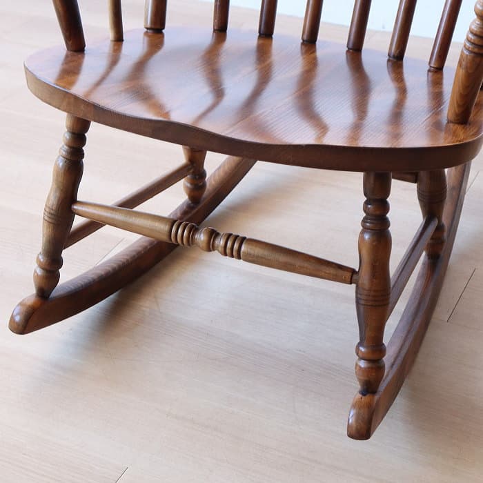 ヴィンテージ ロッキングチェア 飛騨の家具 古家具 ブナ材 無垢材