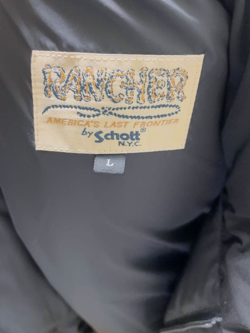 ＳＡ SchottLEATHER COMB.VEST/レザー コンビベスト