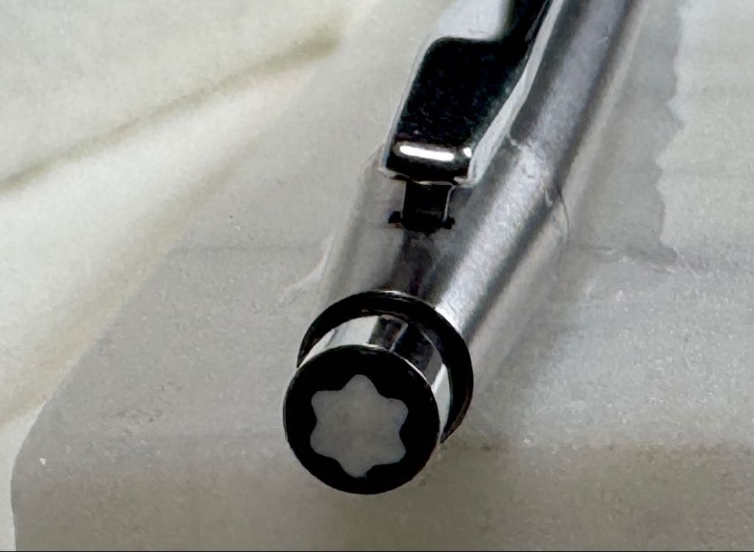 【極美品】MONT BLANC 1970S シルバー スリムライン