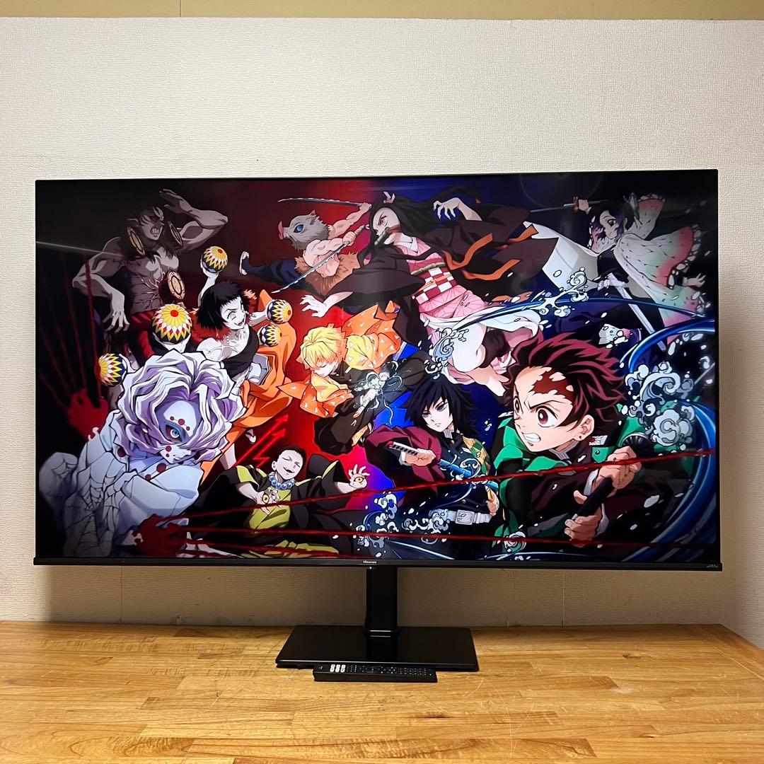 ハイセンス 65V型 液晶テレビ 4Kチューナー内蔵 65E6G 動画アプリ搭載