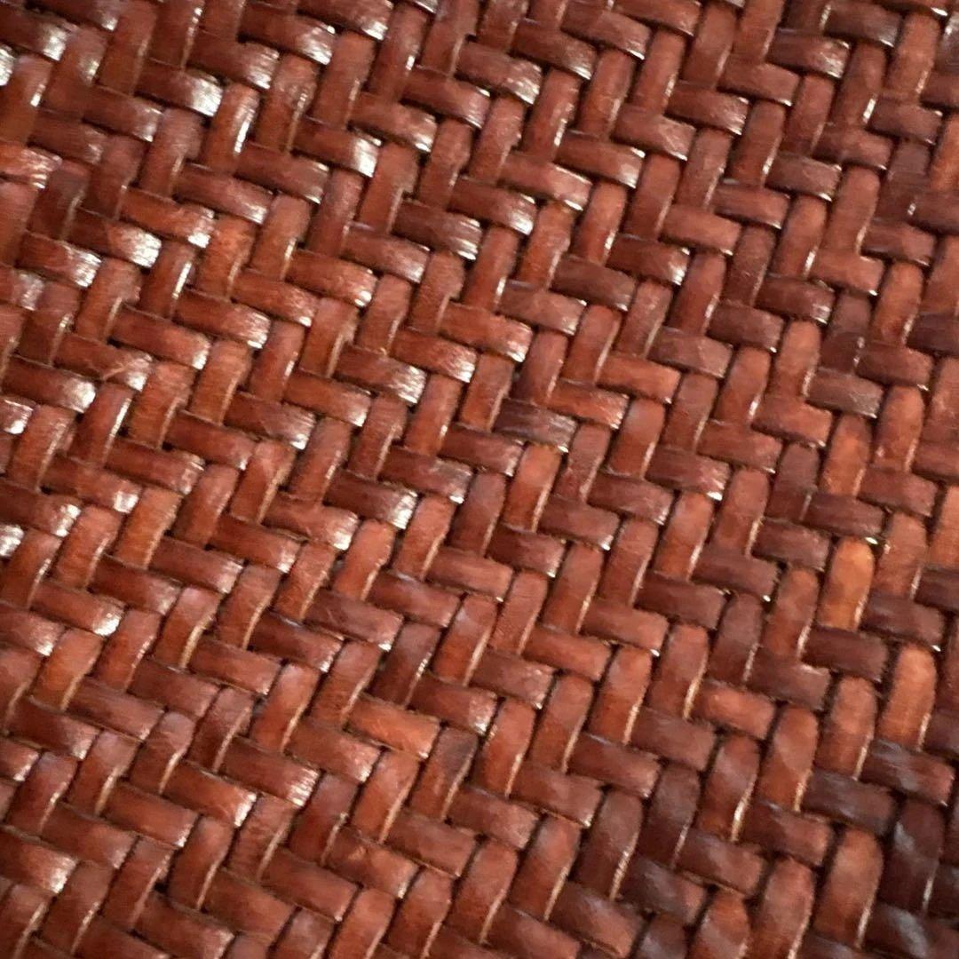 ドラゴンディフュージョン　カゴバッグ　ボルドー