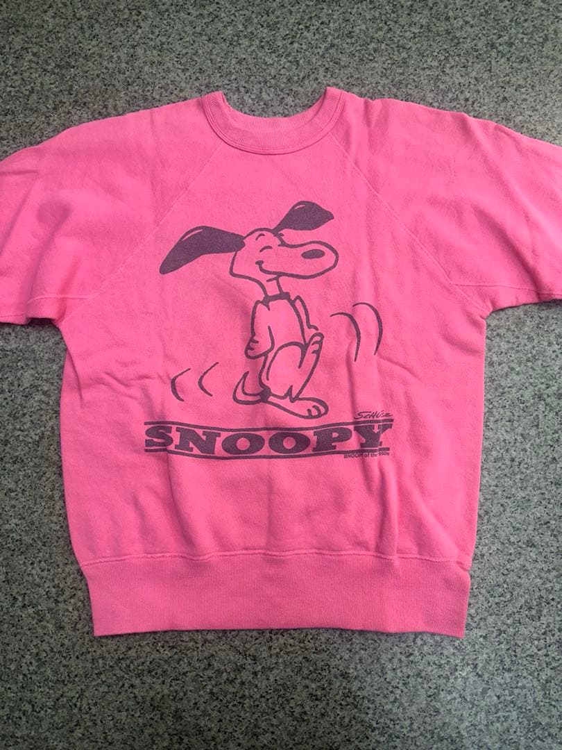 ウエアハウス×ピーナッツ スヌーピー スウェット ピンク　M