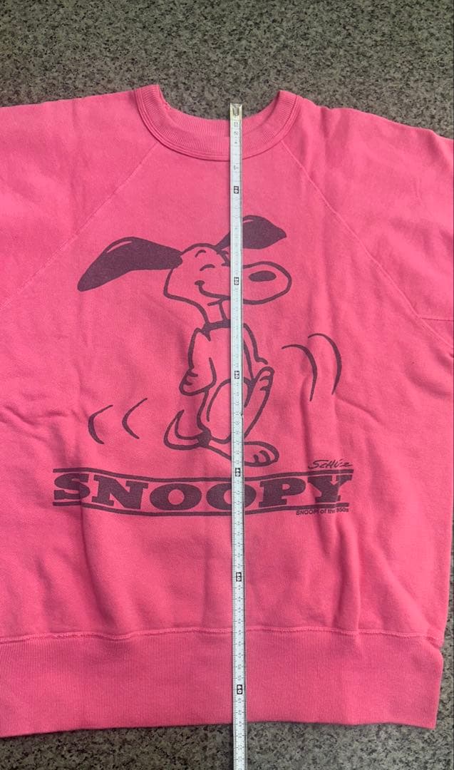 ウエアハウス×ピーナッツ スヌーピー スウェット ピンク　M