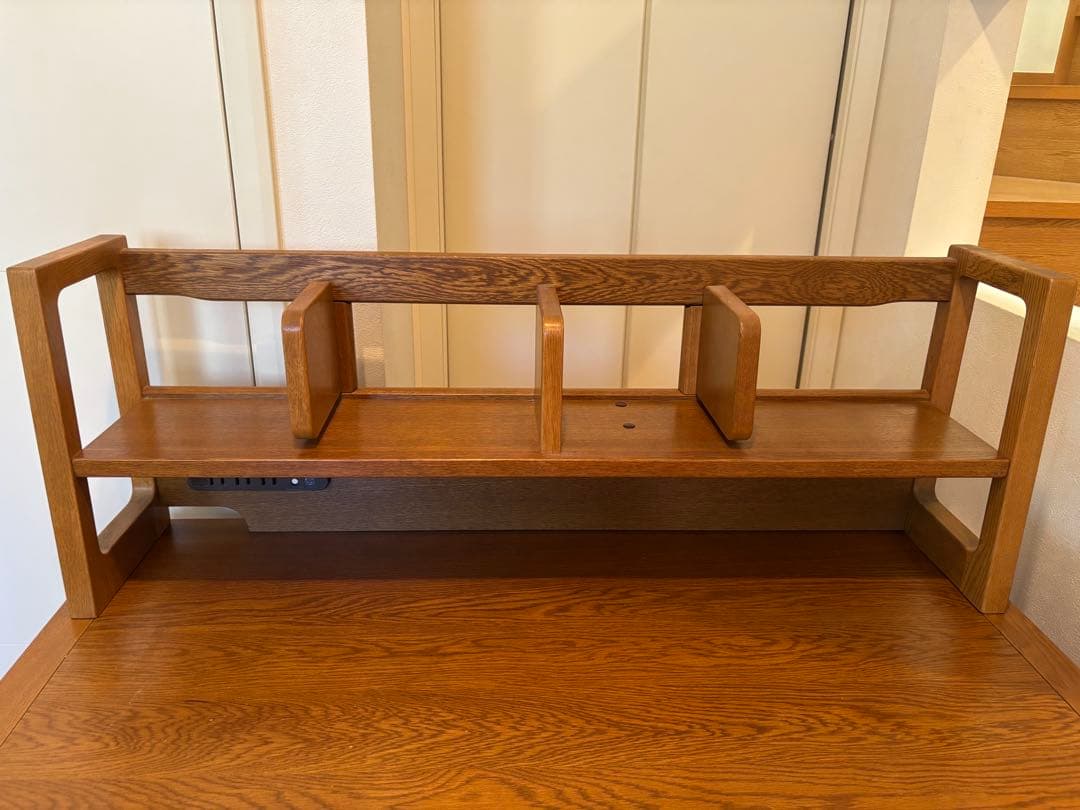 【価格等応相談】木製ブラウンデスク 浜本工芸