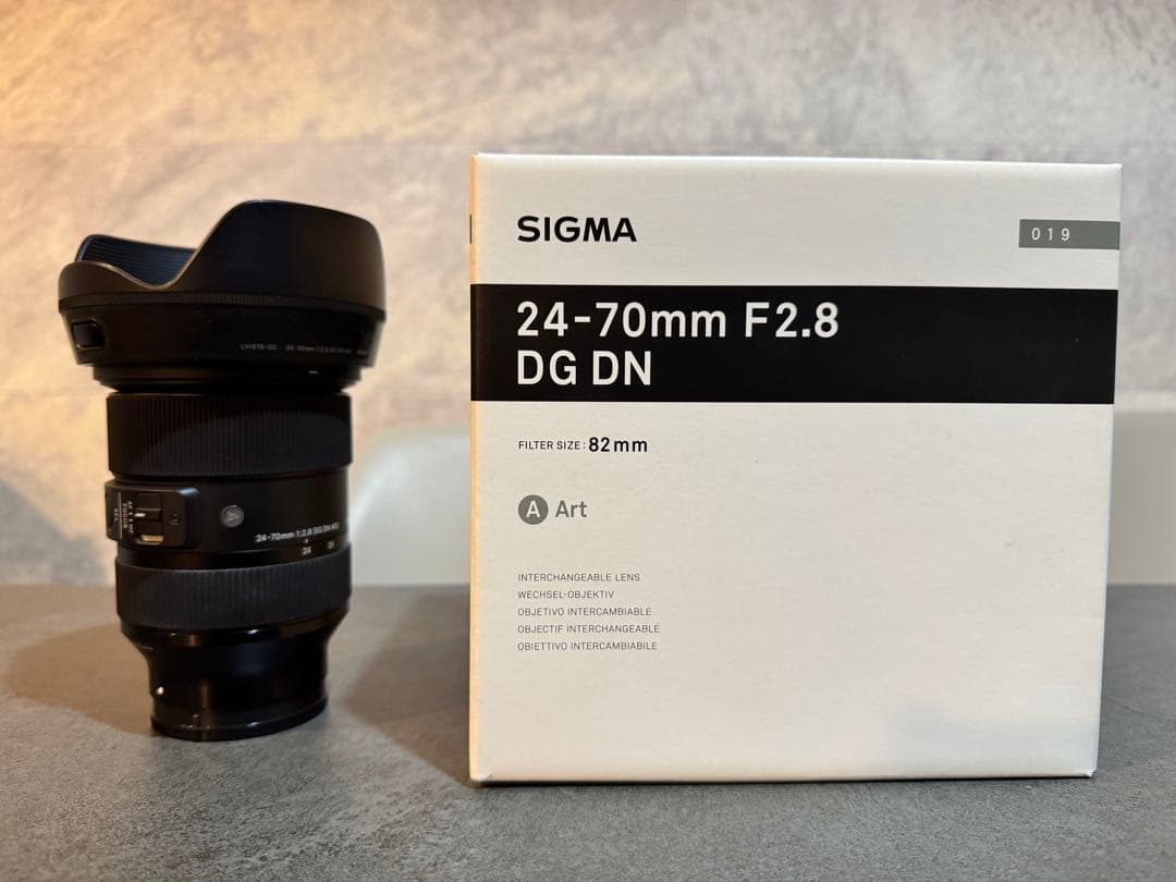 SIGMA 24-70mm F2.8 DG DN Art レンズ　Eマウント