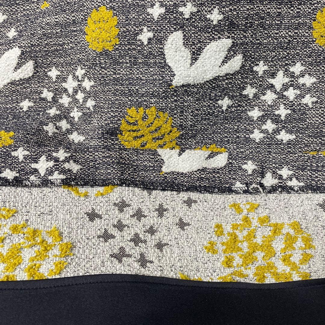 新品♪haupia 北欧カモメとまつぼっくり ジャガード ワンピース ハウピア