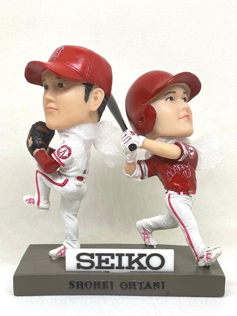 【SEIKO 非売品】 大谷翔平二刀流ボブルヘッド フィギュア　エンゼルス