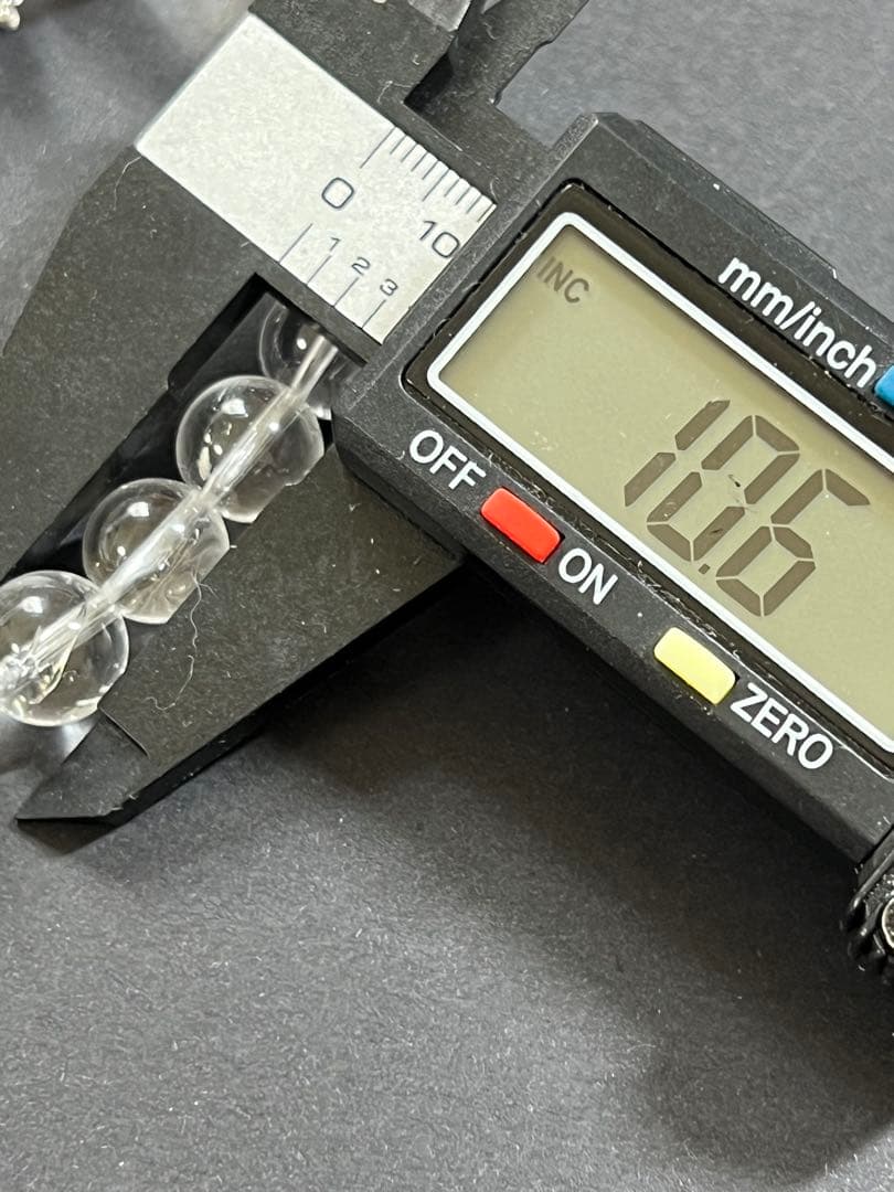 さかい‼️ハートの水入水晶とホワイトトパーズのブレスレット