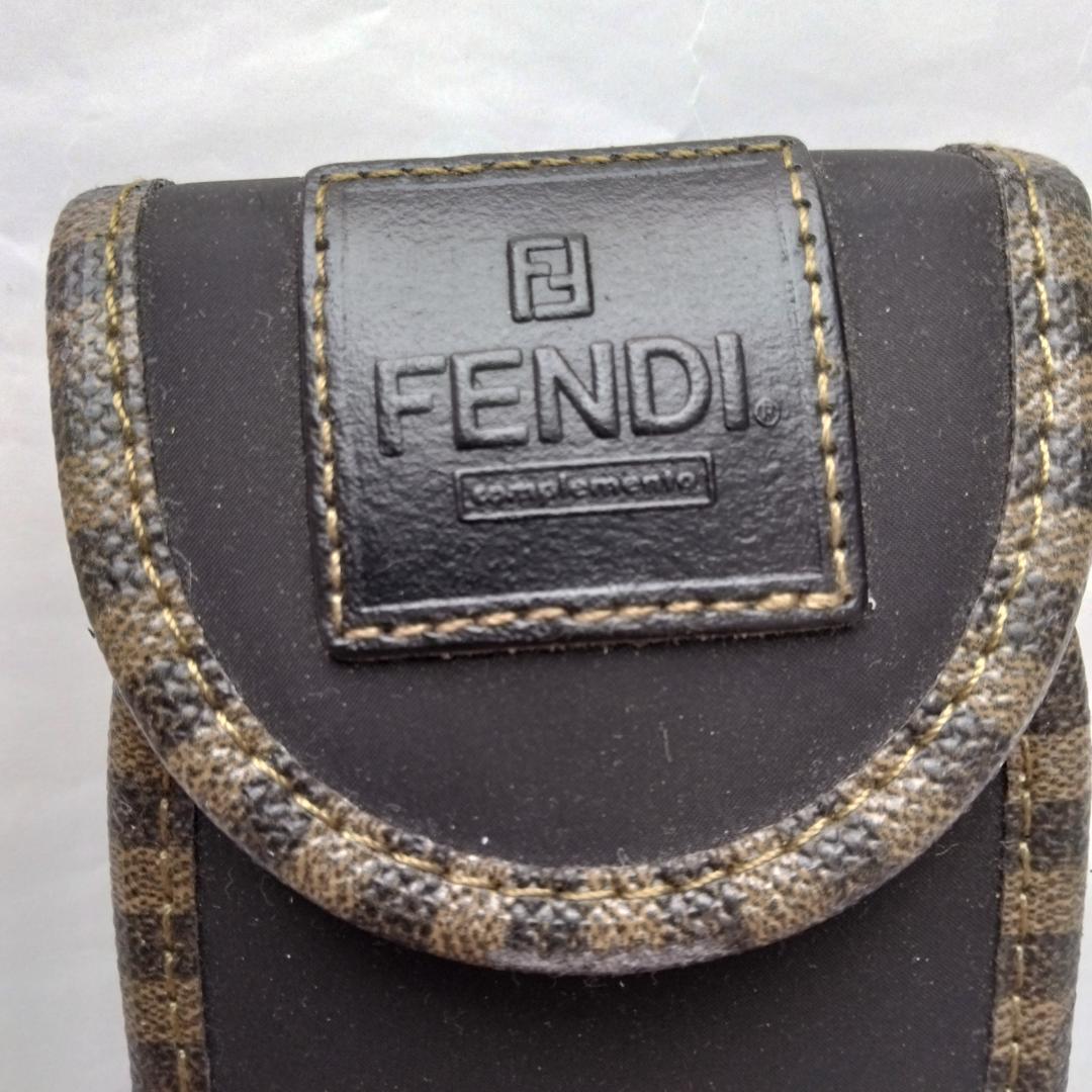 FENDI　黒　ブラウン　マルチケース　シガレットケース　たばこケース　煙草